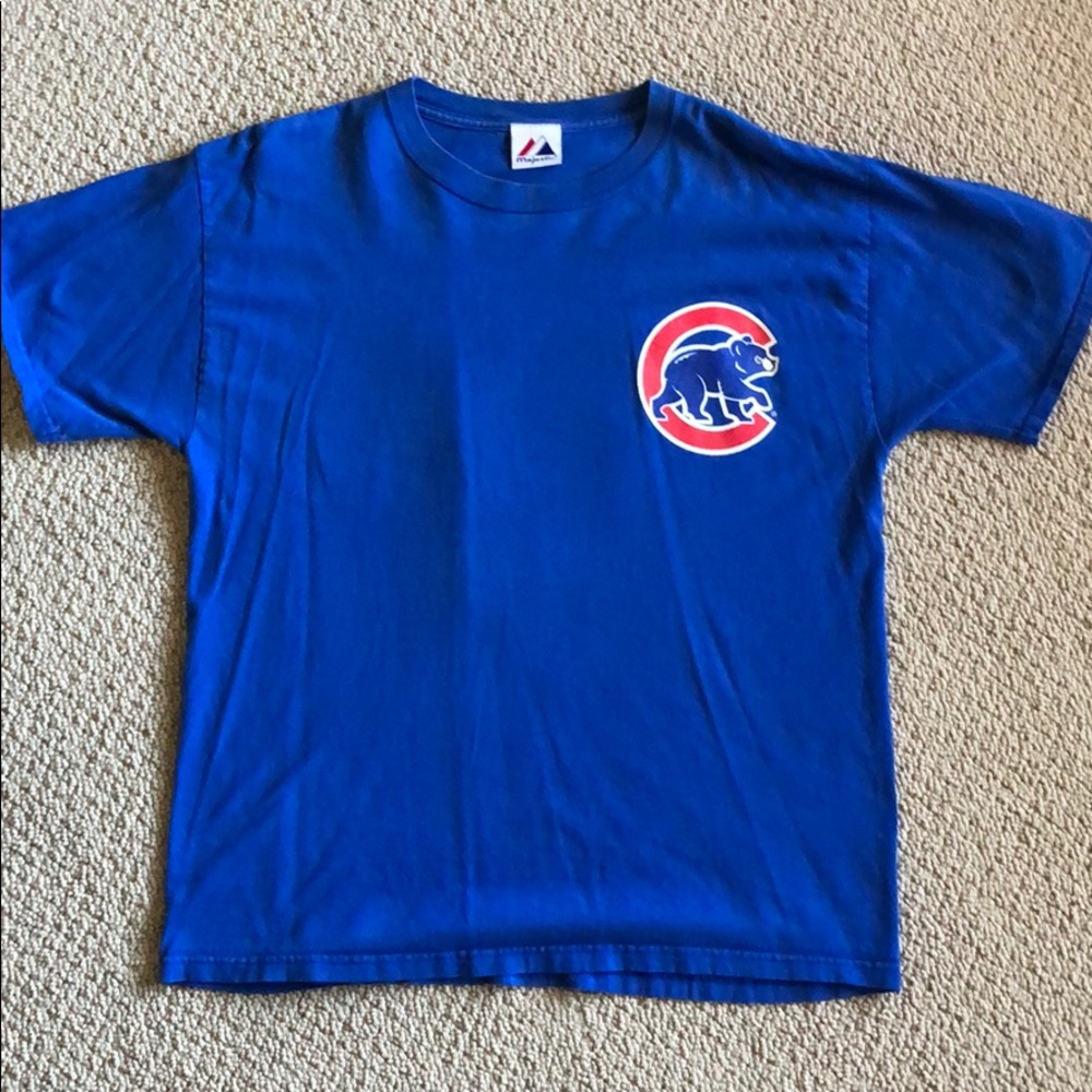 Chicago cubs majestic size large blue T-shirt